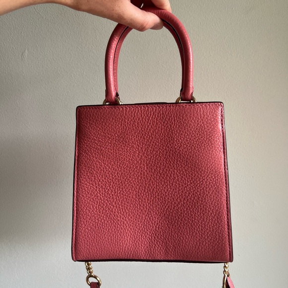 Coach - Mini Pepper Crossbody Tote Bag in Pink - Picture 9 of 11